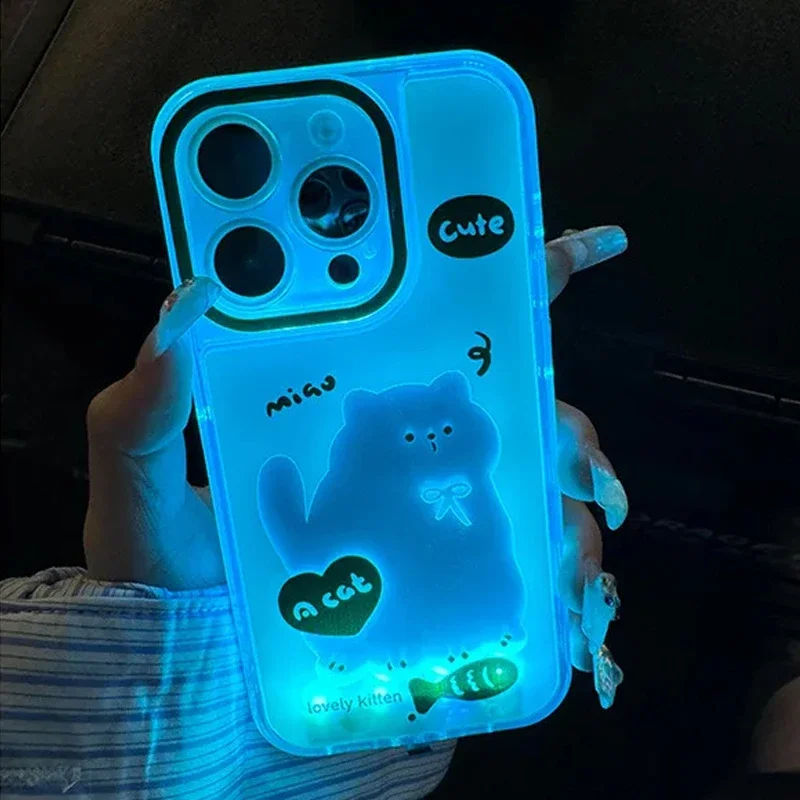 Glowing Puppy Light-Up iPhone Case - Image 1