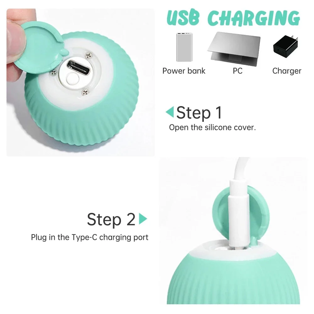Playful Pet Self-Moving Smart Ball - Image 3