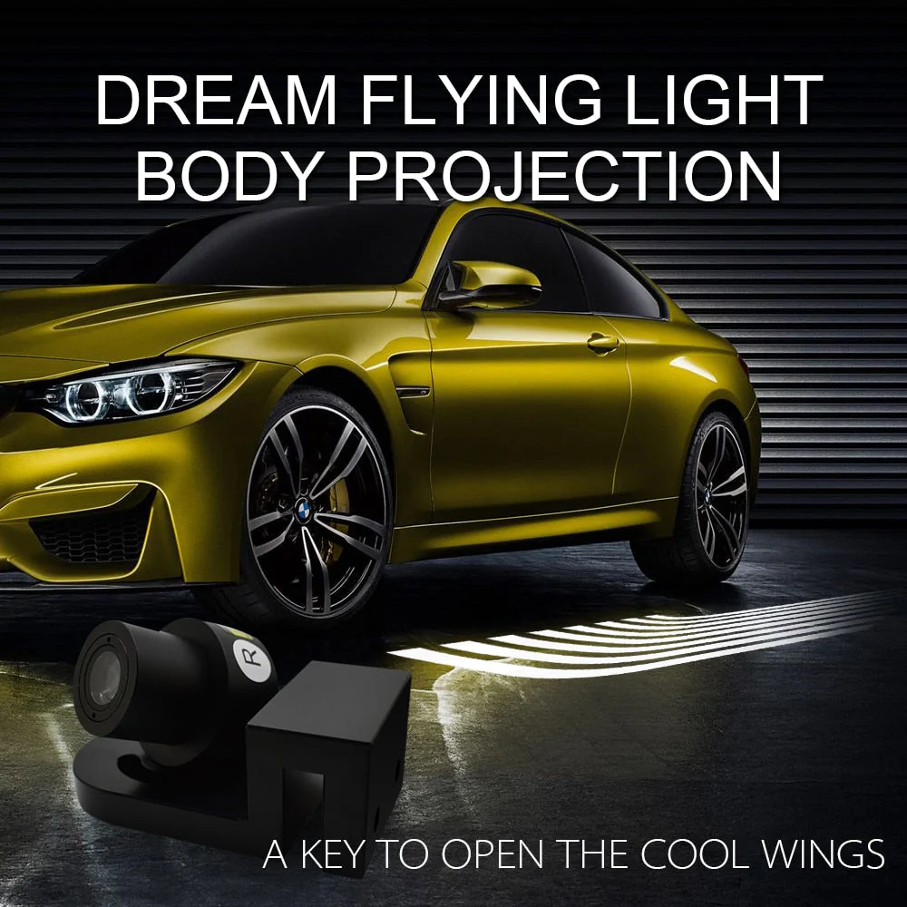 Angel Wings Projection Car Lamps - Image 2