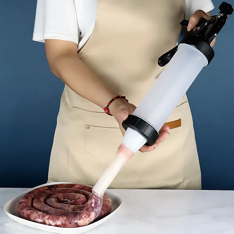 Homemade Manual Meat Stuffing Sausage Maker - Image 2