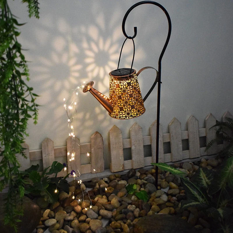 Garden Watering Solar-Powered Can Patio Light - Image 2