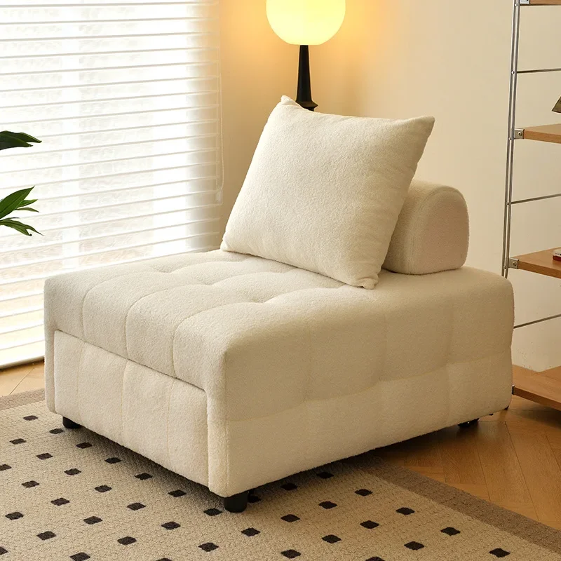 Nordic Elegance Space-Saving Reclining Sofa Bed - Image 1