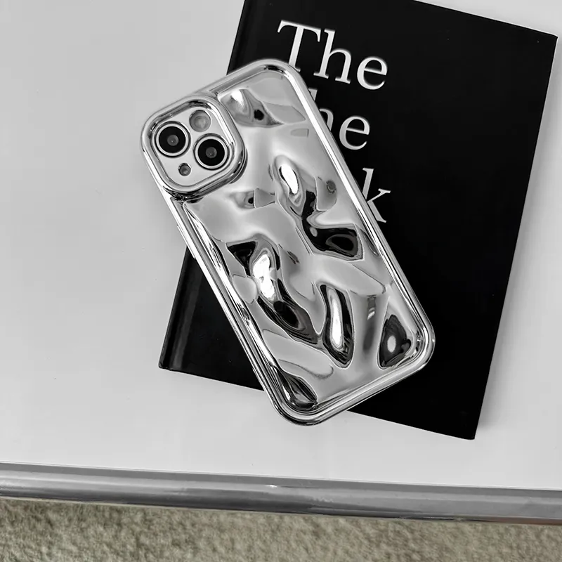 Luxury 3D Lunar Crater Soft Phone Case - Image 1