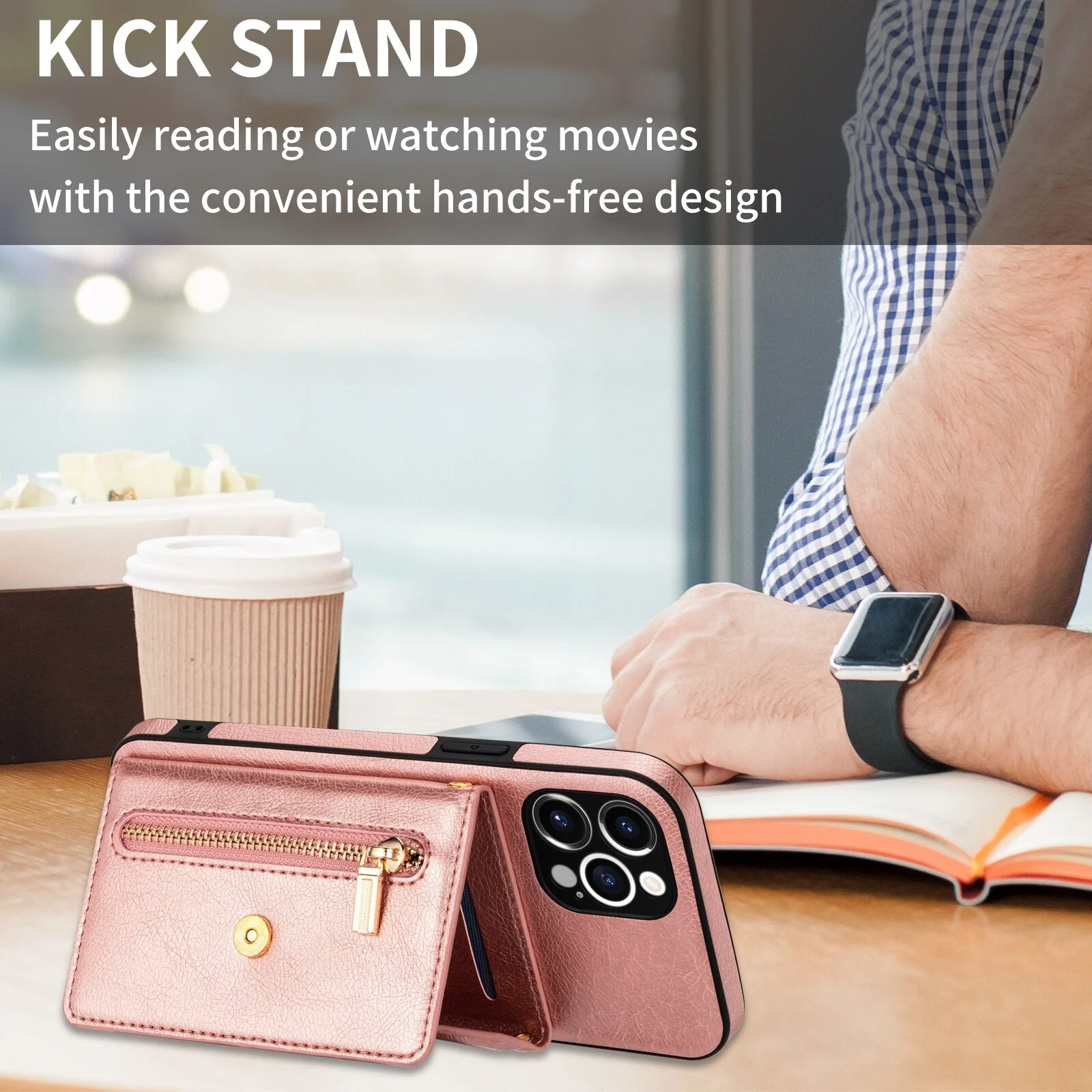 Smart Carry iPhone Card Holder Wallet Cover Case - Image 3