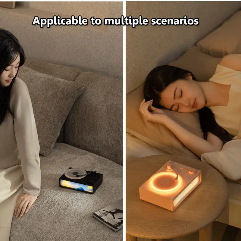 Vintage Design & LED Mood Lighting Wireless Aromatherapy Speaker - Image 2