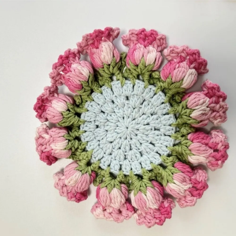 Handcrafted Convertible Yarn Rose Bouquet - Image 3