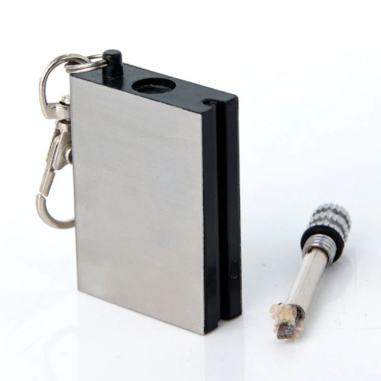 Permanent Fire Stainless Steel Match Lighter - Image 1
