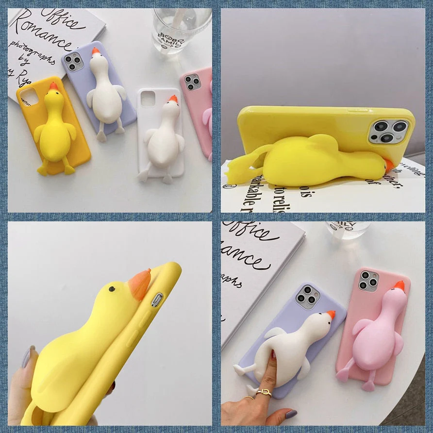 Goofy Goose Stress Reliever iPhone Case - Image 2