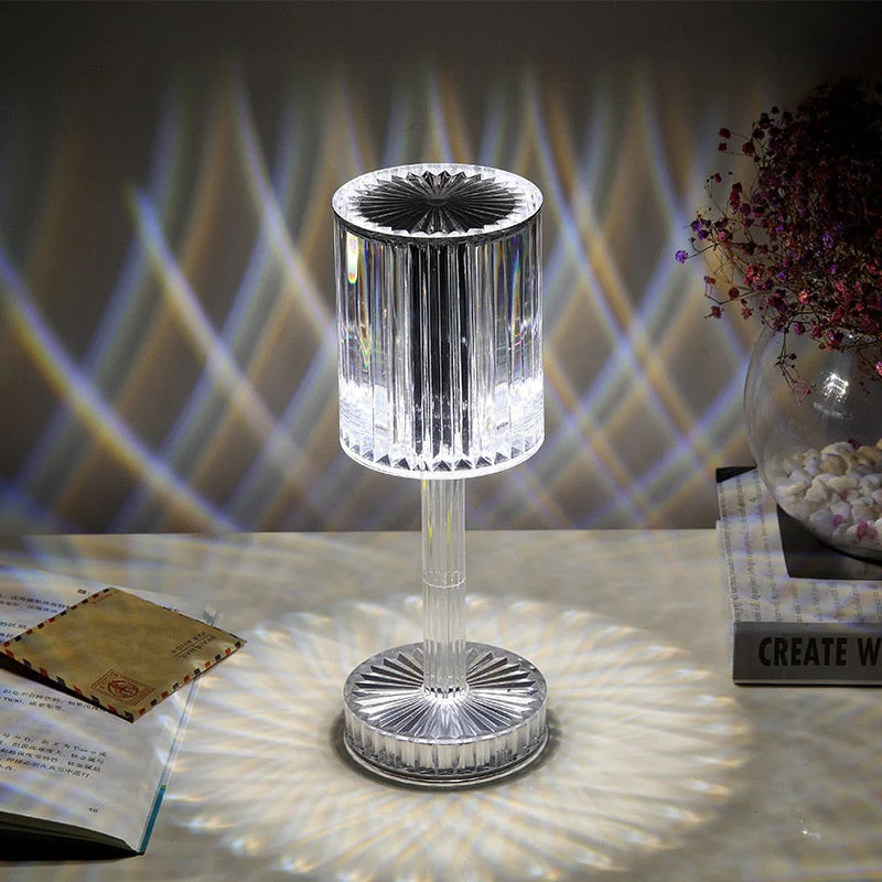 Diamond Glow Acrylic Touch Table Night Lamp - Image 2