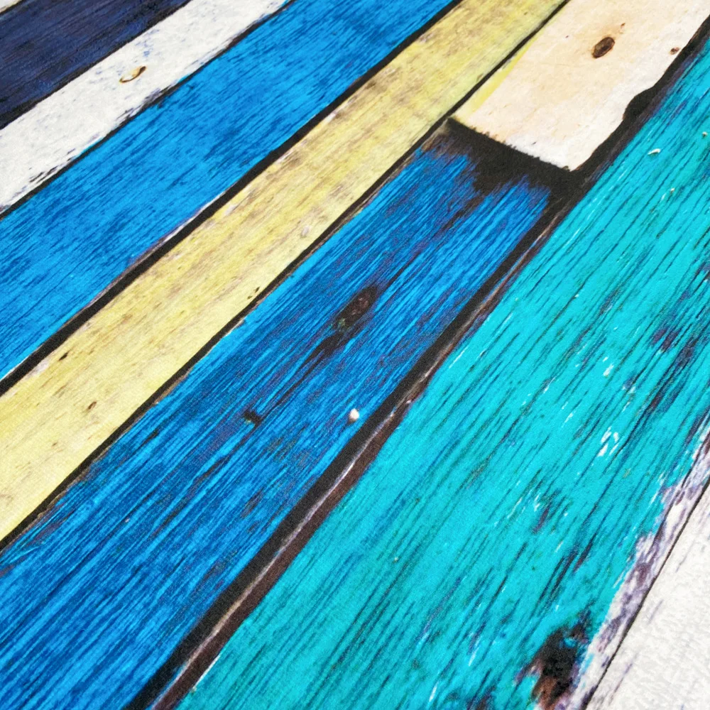 Vintage Wood Look Non-slip Cute Rugs - Image 2