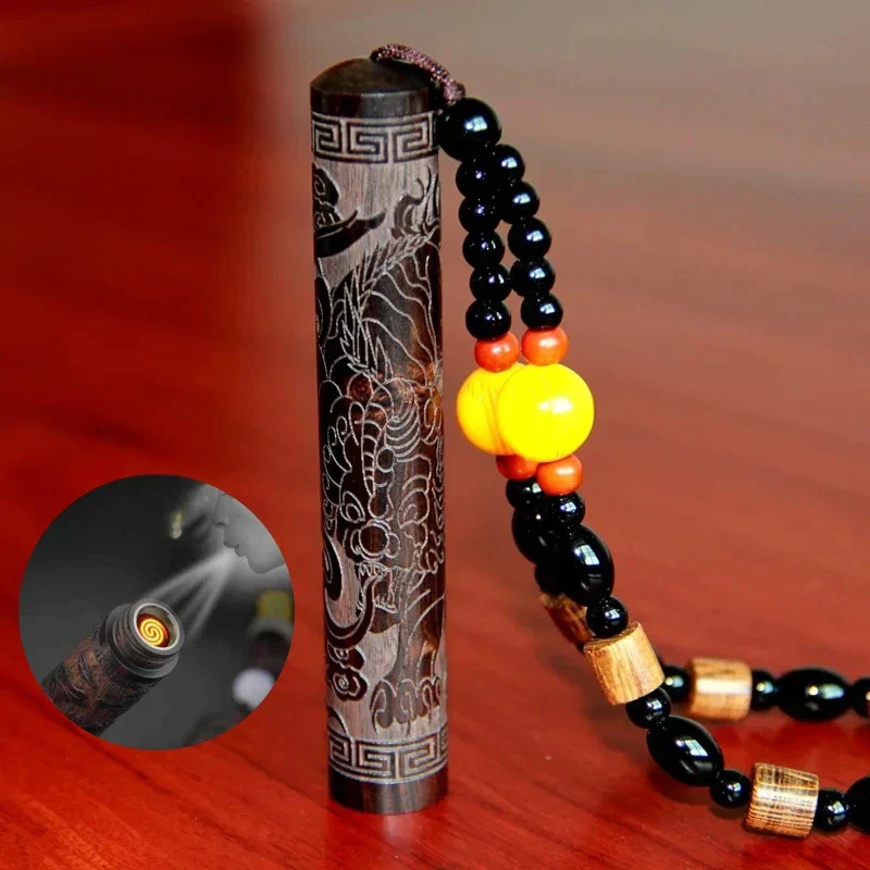 Ancient Dragon Wood Flameless Electric Lighter