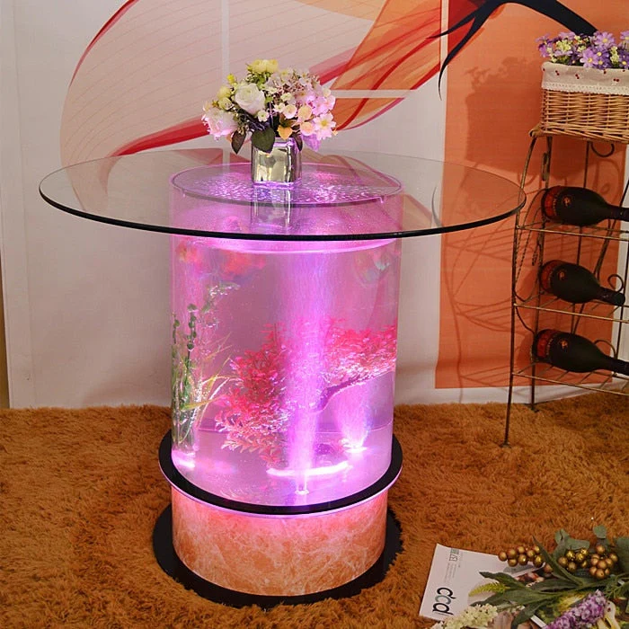 Elegant LED Magic Water Bubble Round Table - Image 3