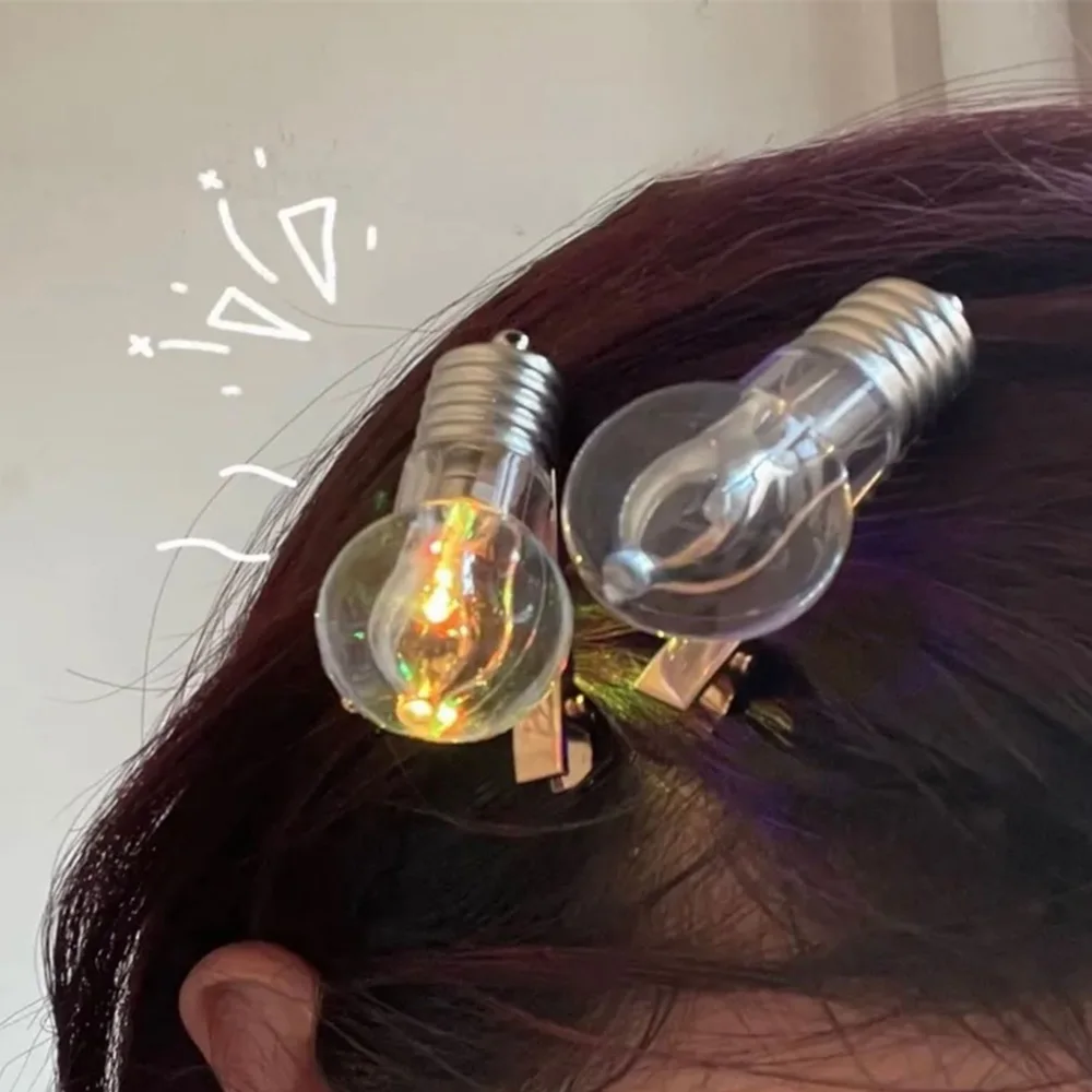 Luminous Bulb Creative Hairpin - Image 2