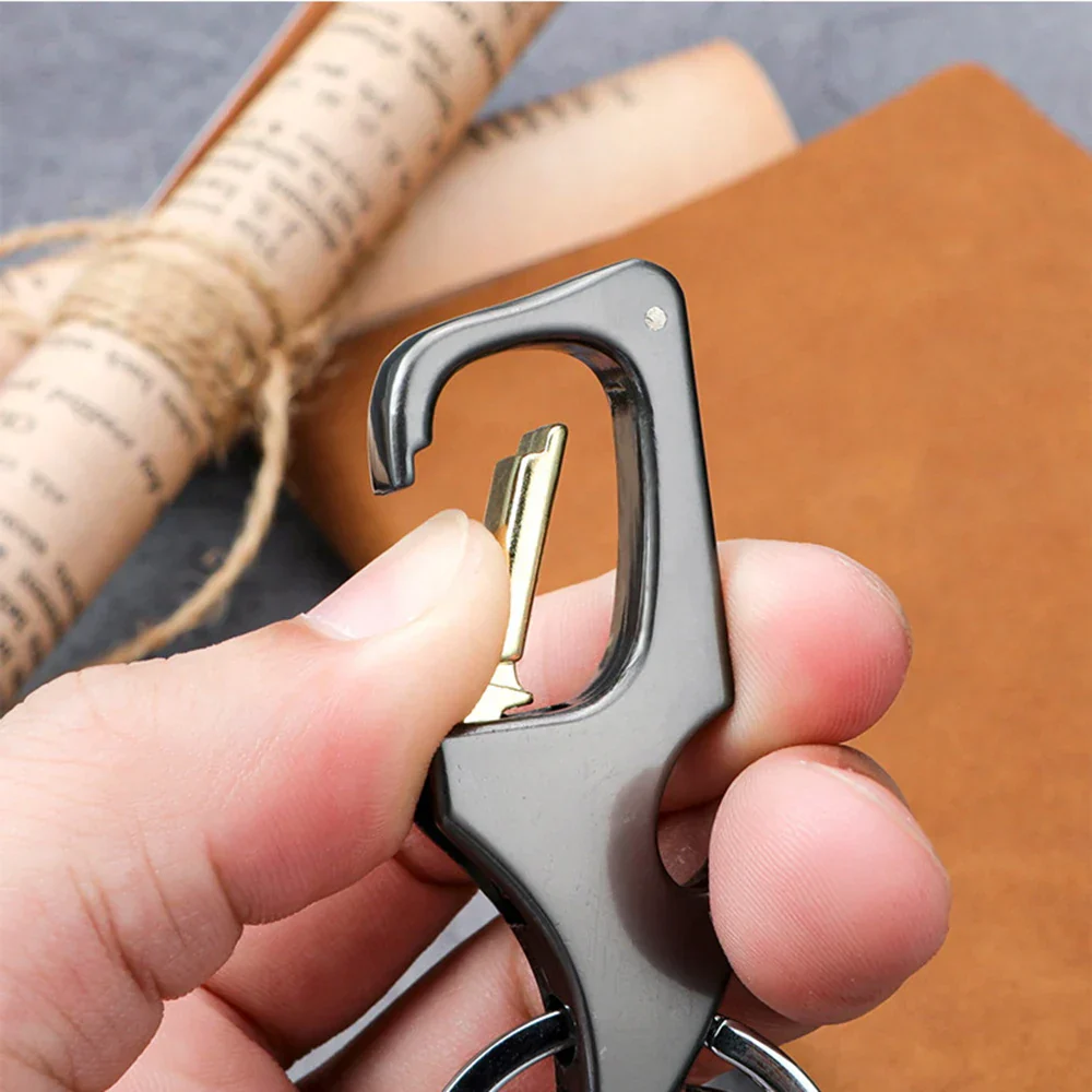Mini Foldable Bottle Opener Keychain Knife - Image 2