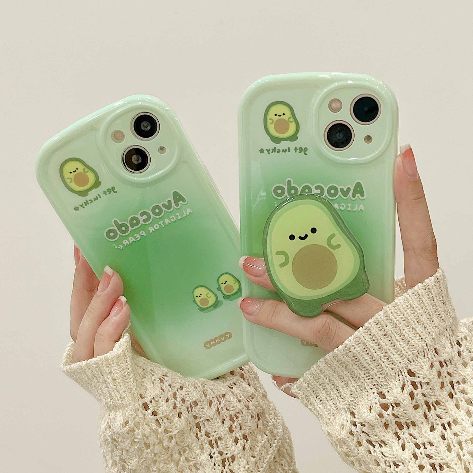 Yummy Avocado iPhone Holder Case - Image 1