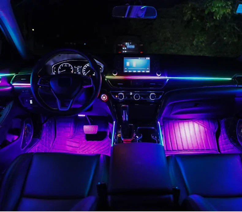 Bluetooth RGB Symphony Car Ambient Light Kit - Image 2