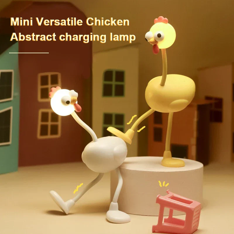 Crazy Chicken Character Night Lamp - Image 2