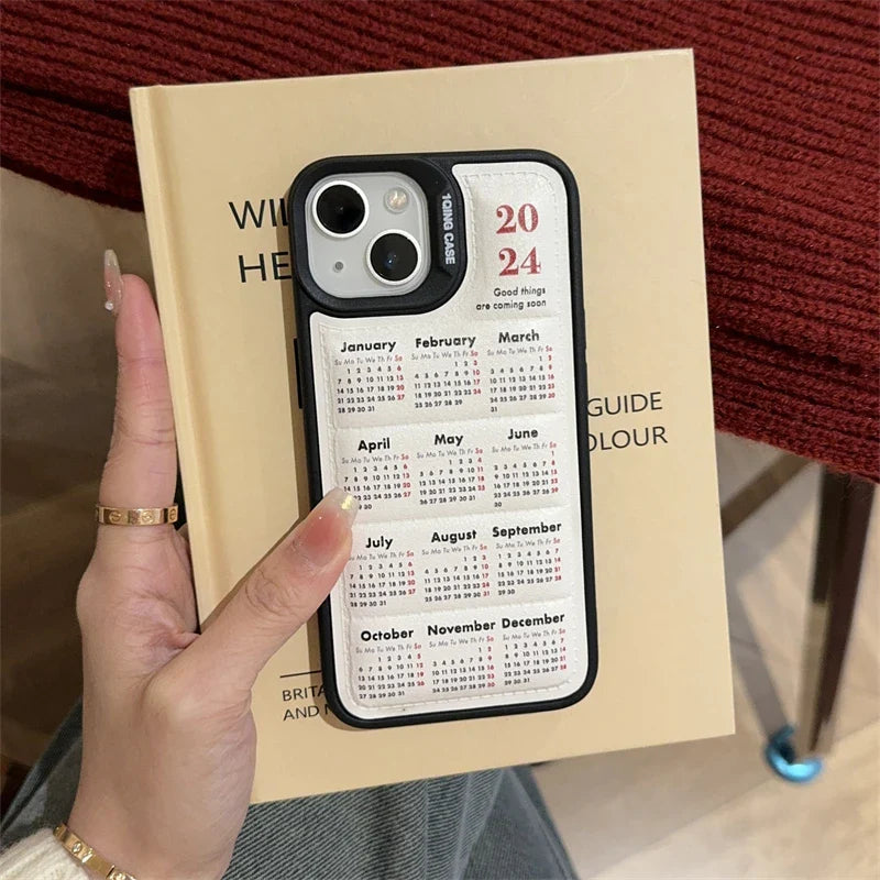 2024 Calendar Time Wrap iPhone Case - Image 3