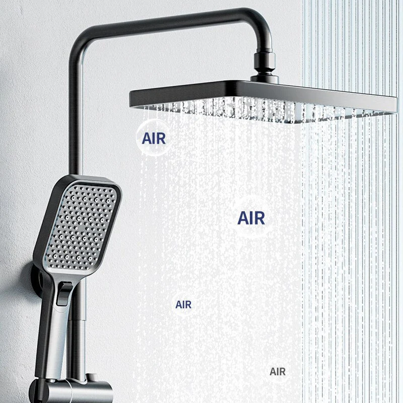 Rainfall Spa Therapy Digital Thermostatic Shower System Set - Image 2