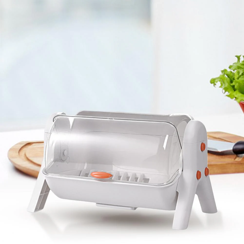 Dust-Proof Kitchen Dish Drainer Rack - Image 1