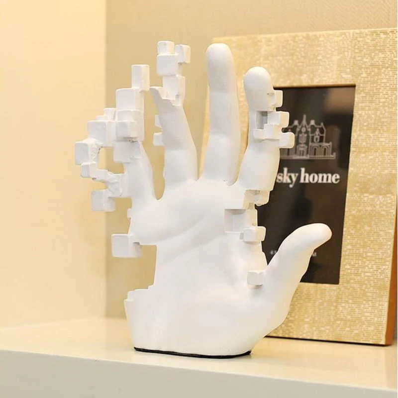 Modern Artful Touches Hand Statue Decor - Image 1