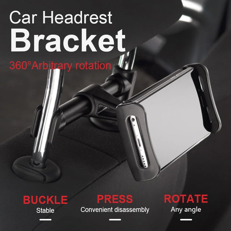 Adjustable Car Back Seat Long Phone Holder - Image 2