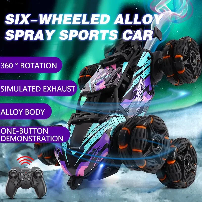 Endless Fun Six Wheels RC Stunt Car - Image 3
