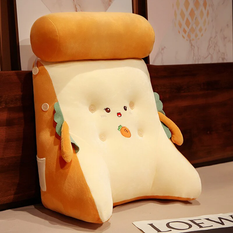 Cozzy Cuddles Toast Bread Plush Seat Pillows - Image 3