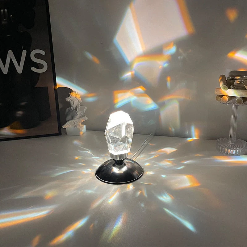 Luxury Crystal Stone Atmosphere Lamp - Image 1