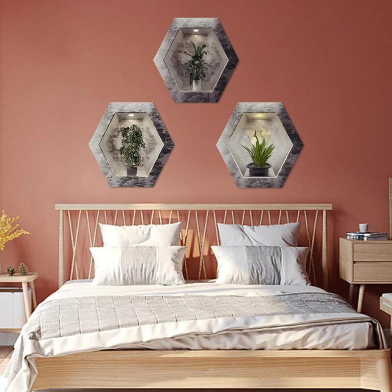 Wall Decorative Potted Plant Stickers - Image 3