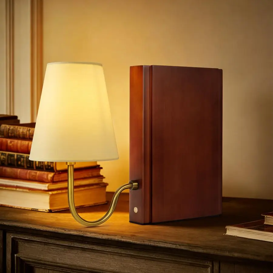 Hidden Page Book Dimmable Table Lamp - Image 3
