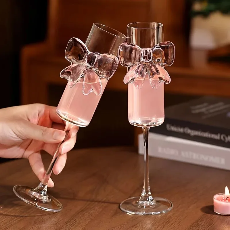 Pink Bow Cute Glass - Image 3