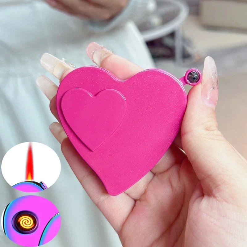 Windproof Everlasting Love Projector Lighter - Image 2