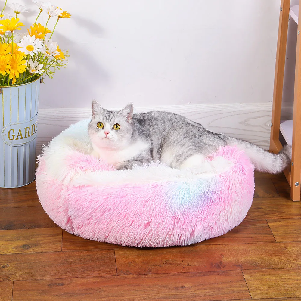 Snuggle Nest Plush Covered Pet Bed - Image 3