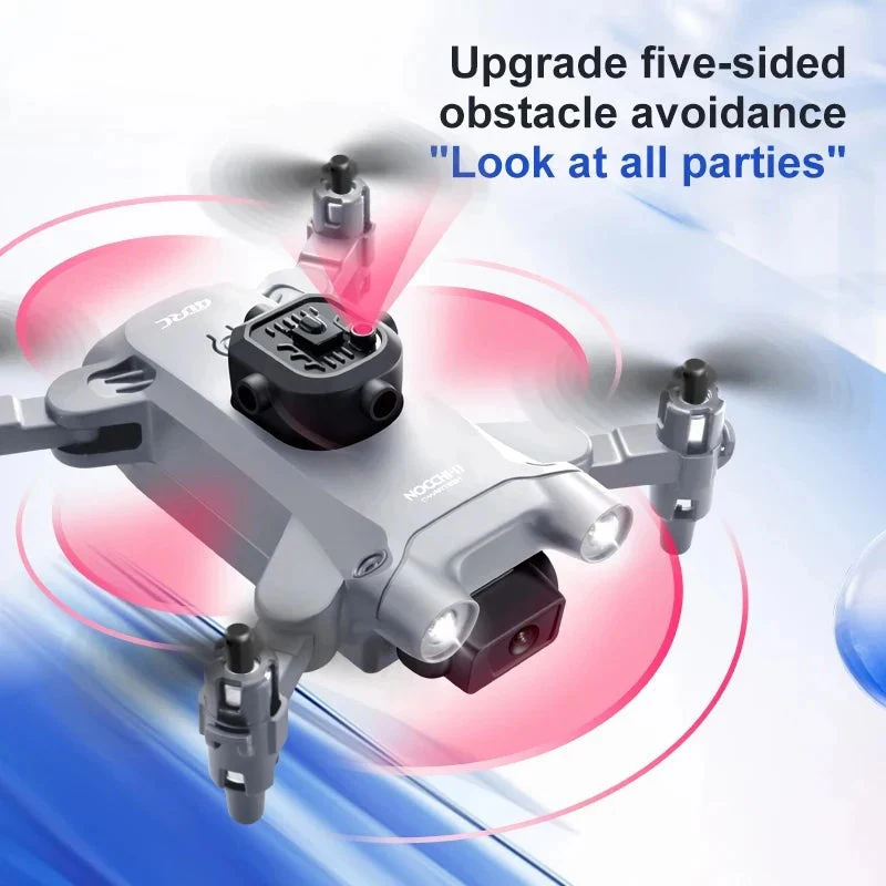 Dual Camera Built-In Storage Box Five-sided Obstacle Avoidance Drone - Image 2
