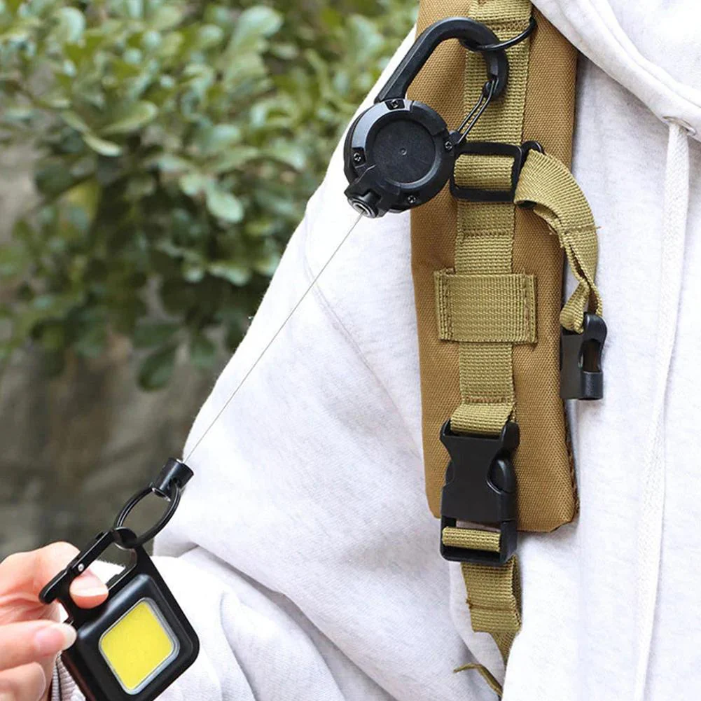 Heavy Duty Retractable Pull Practical Keychain - Image 2