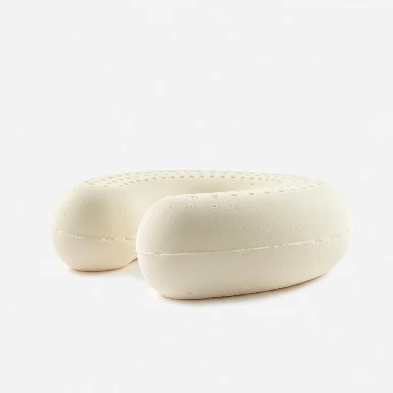 Natural Latex Breathable U-Shaped Neck Pillow - Image 3