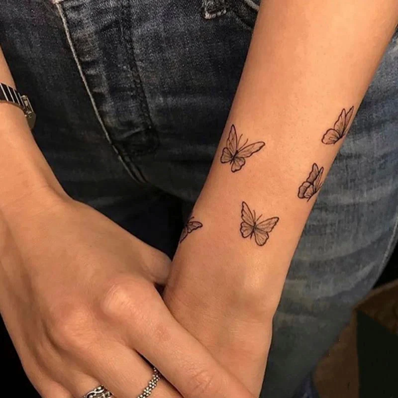 Dreamy Butterfly Temporary Tattoo - Image 1