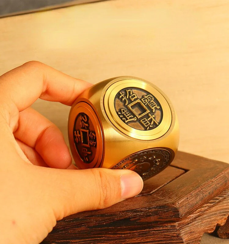 Six-Sided Magic Dice Fidget Spinner - Image 2