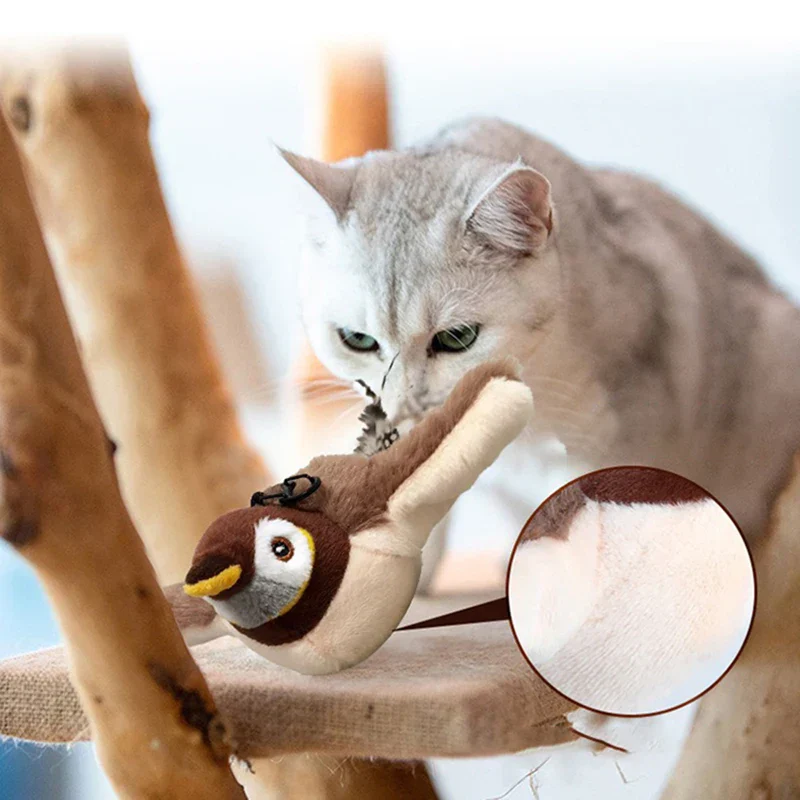 Catch Me Bird Interactive Cat Toy - Image 2
