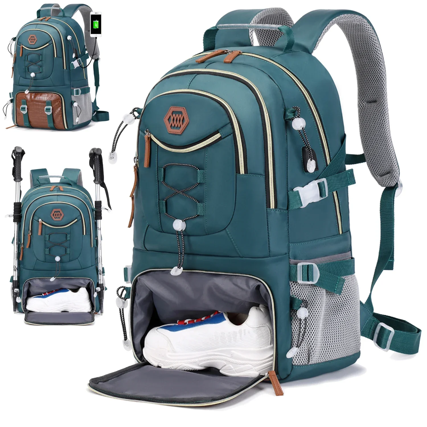 All-Weather Waterproof Large Capacity Hiking Backpack - Image 2