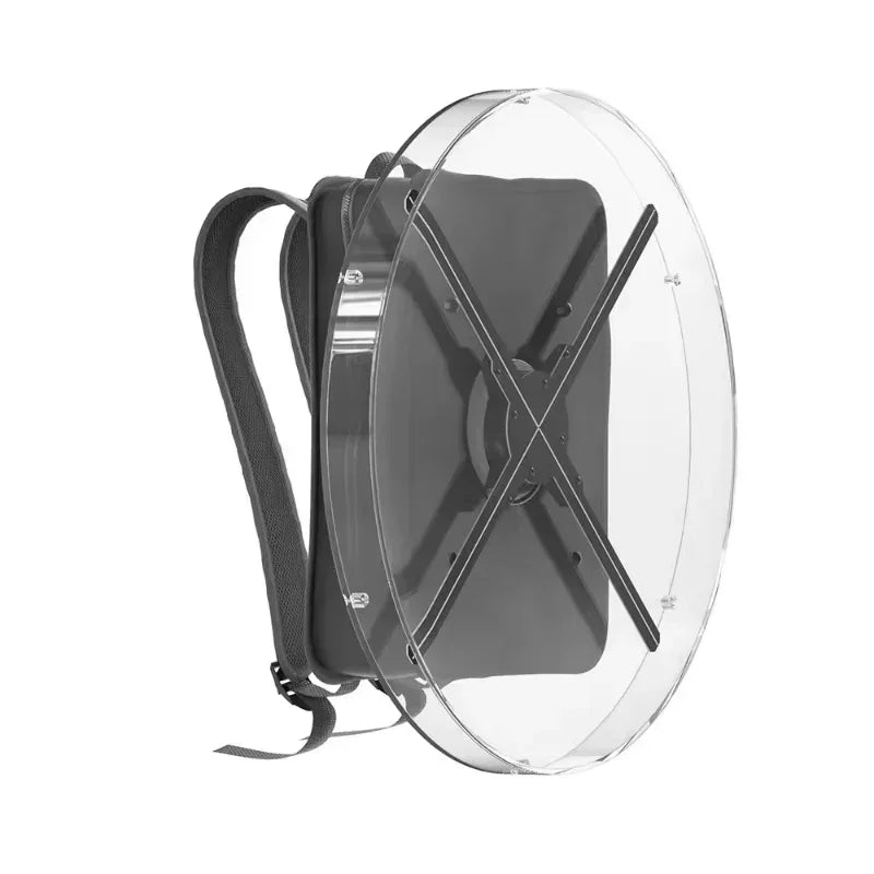 3D Hologram Fan Projector Portable Digital Backpack - Image 2
