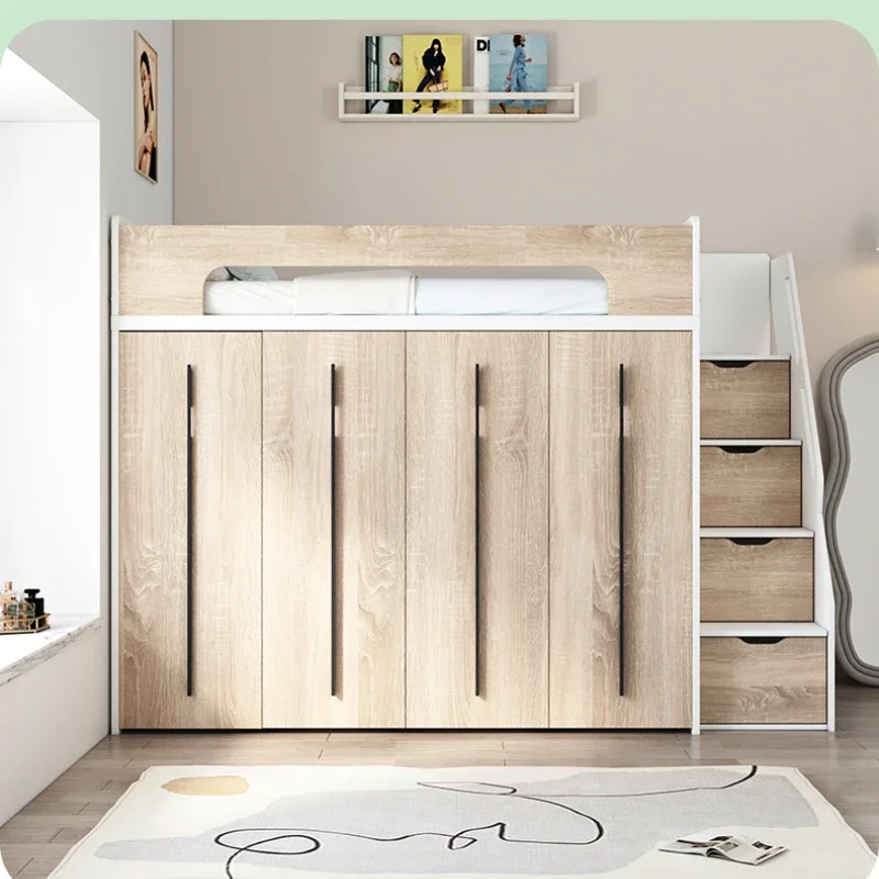 Space-Saving Pull-Out Cabinet Loft Bed - Image 2