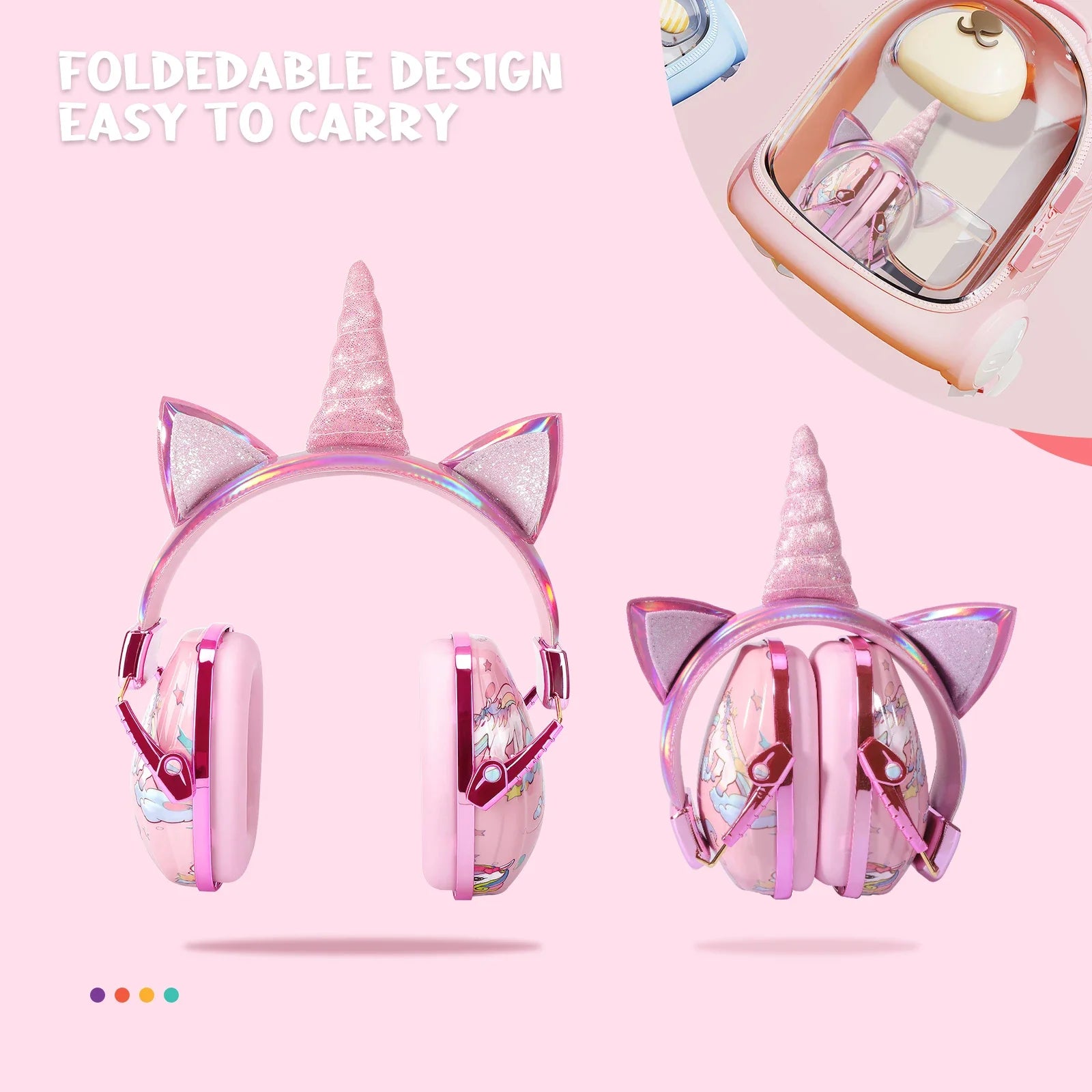Dream Unicorn Kids Noise-Cancelling Headphones - Image 2