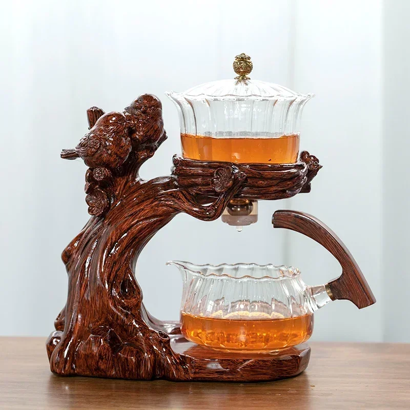 Nature Harmony Wooden Teapot - Image 3