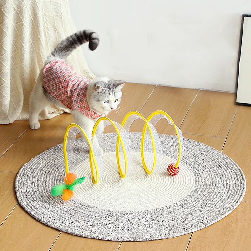 Interactive Pet Foldable Cat Toy Tunnel - Image 2