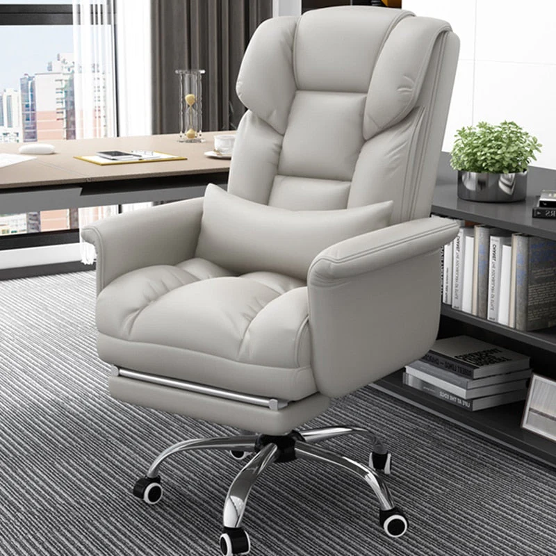 Office Comfort Adjustable Leather Comfy Chair - Image 1