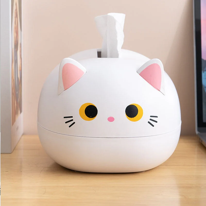Cat Shaped Desktop Tissue Box - Image 3