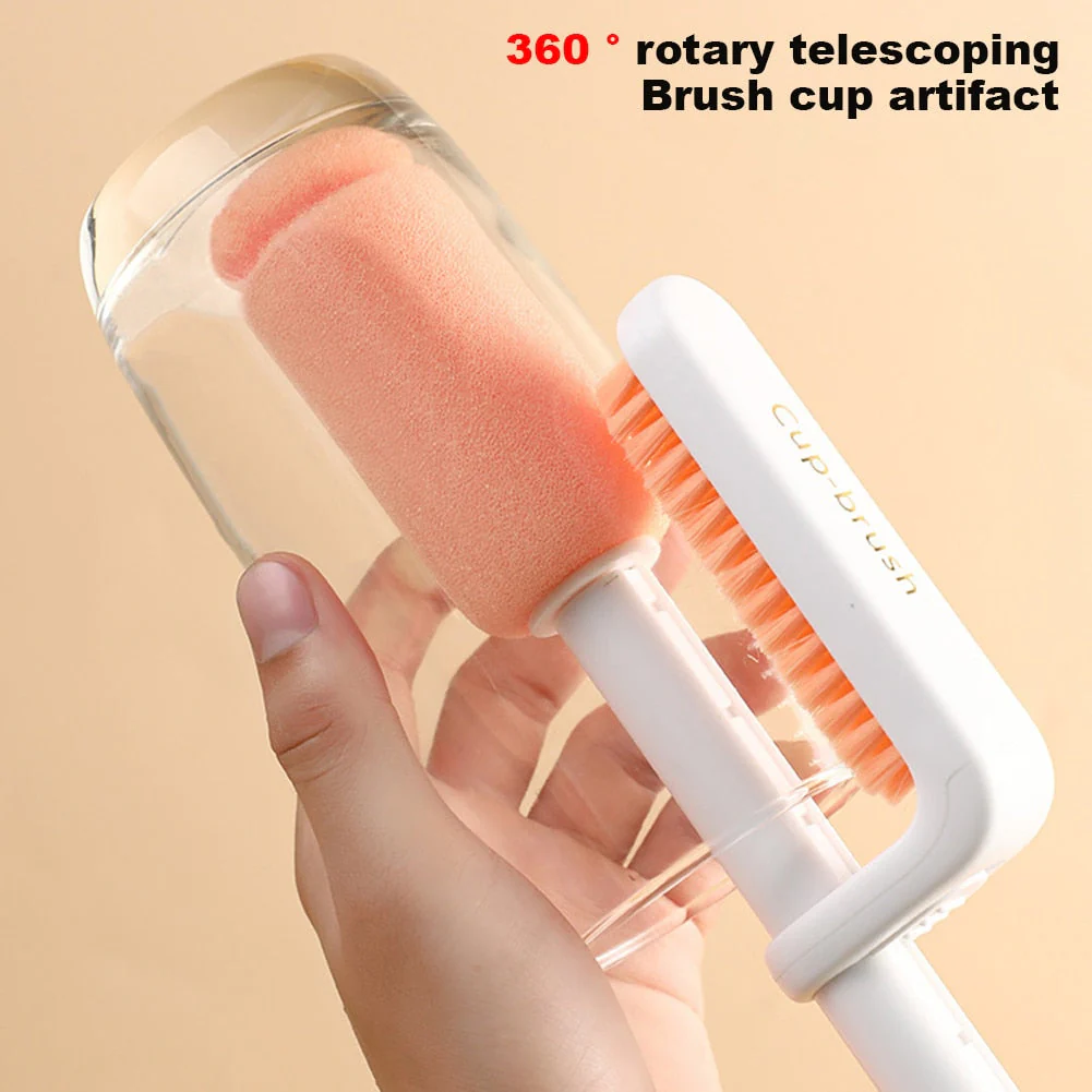 Long Handle Easy Spotless Bottle Cleaner Brush - Image 2