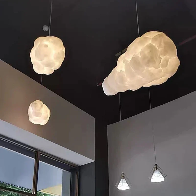 Cotton Cloud Creative House Lamp - Image 3
